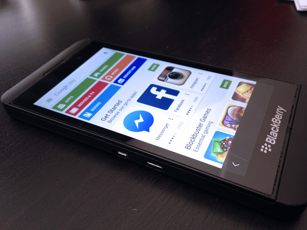 Install Google Play to the BlackBerry